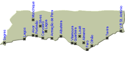 algarve map